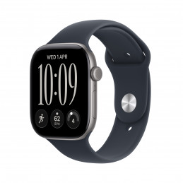 Apple Watch Series 12 OLED 46 mm Digitaalinen 416 x 496 pikseliä Kosketusnäyttö Harmaa Wi-Fi GPS (satelliitti)