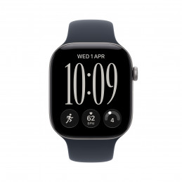 Apple Watch Series 12 OLED 46 mm Digitaalinen 416 x 496 pikseliä Kosketusnäyttö Harmaa Wi-Fi GPS (satelliitti)