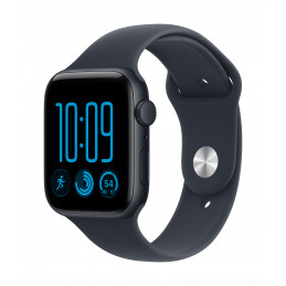 Apple Watch SE (3nd generation) OLED 44 mm Digitaalinen 368 x 448 pikseliä Kosketusnäyttö Laivasto Wi-Fi GPS (satelliitti)