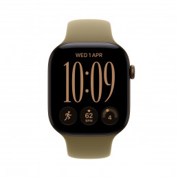Apple Watch Series 12 OLED 46 mm Digitaalinen 416 x 496 pikseliä Kosketusnäyttö Pronssi Wi-Fi GPS (satelliitti)