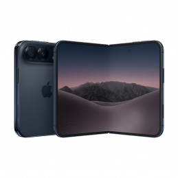 Apple iPhone Duo 19,3 cm (7.6") Kaksois-SIM iOS 27 5G USB Type-C 256 GB 4883 mAh tummansininen
