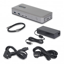 StarTech.com 201UE-USBC-DOCK kannettavien tietokoneiden telakka ja porttitoistin Langallinen USB 3.2 Gen 2 (3.1 Gen 2) Type-C