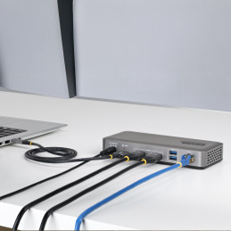 StarTech.com 196UE-USBC-DOCK kannettavien tietokoneiden telakka ja porttitoistin Langallinen USB 3.2 Gen 2 (3.1 Gen 2) Type-C