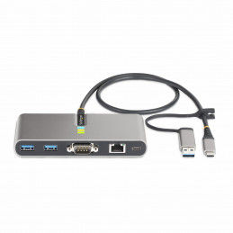StarTech.com 5G2A1SGBB-USB-C-HUB kannettavien tietokoneiden telakka ja porttitoistin Langallinen USB 3.2 Gen 1 (3.1 Gen 1)