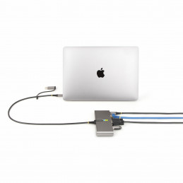 StarTech.com 5G2A1SGBB-USB-C-HUB kannettavien tietokoneiden telakka ja porttitoistin Langallinen USB 3.2 Gen 1 (3.1 Gen 1)