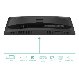 AOC 24P4CV tietokoneen litteä näyttö 60,5 cm (23.8") 1920 x 1080 pikseliä Full HD LED Musta