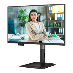 AOC 24P4CV tietokoneen litteä näyttö 60,5 cm (23.8") 1920 x 1080 pikseliä Full HD LED Musta
