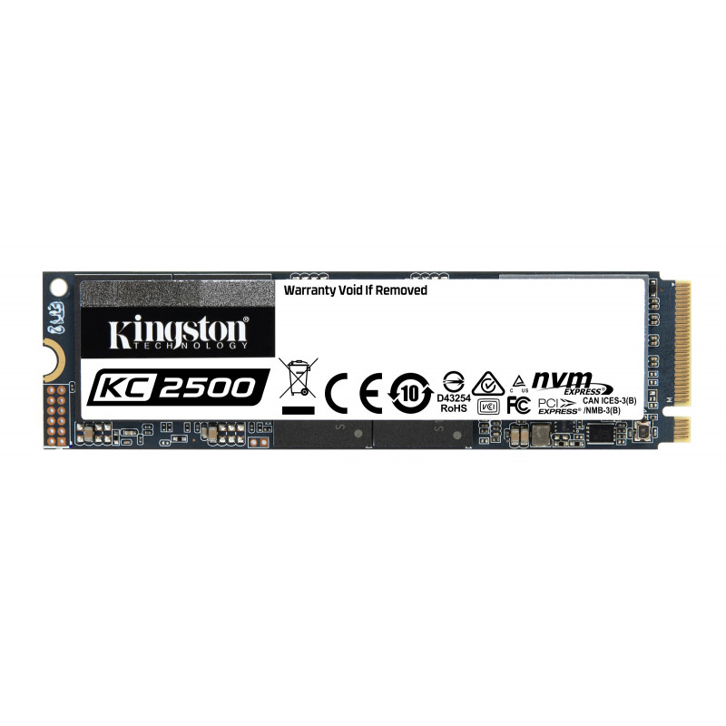 Kingston Technology KC2500 M.2 500 GB PCI Express 3.0 3D TLC NVMe