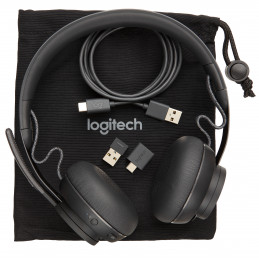 Logitech MSFT Teams Zone Wireless Kuulokkeet Pääpanta Bluetooth Grafiitti