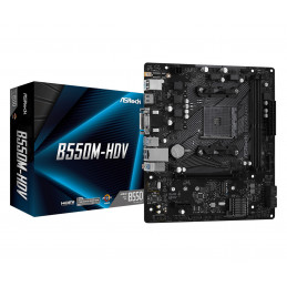 Asrock B550M-HDV AMD B550 Kanta AM4 mikro ATX