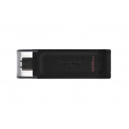 Kingston Technology DataTraveler 70 USB-muisti 128 GB USB Type-C 3.2 Gen 1 (3.1 Gen 1) Musta