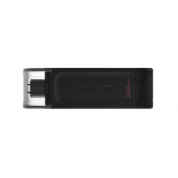 Kingston Technology DataTraveler 70 USB-muisti 32 GB USB Type-C 3.2 Gen 1 (3.1 Gen 1) Musta