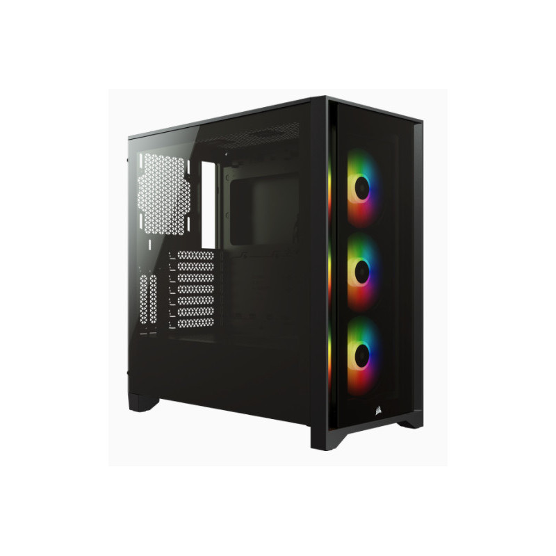 Corsair iCUE 4000X RGB Midi Tower Musta