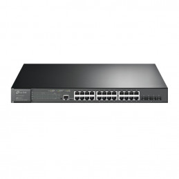 TP-LINK TL-SG3428XMP verkkokytkin Hallittu L2+ Gigabit Ethernet (10 100 1000) Power over Ethernet -tuki Musta