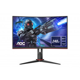 AOC Gaming C27G2ZU BK tietokoneen litteä näyttö 68,6 cm (27") 1920 x 1080 pikseliä Full HD LED Musta, Punainen