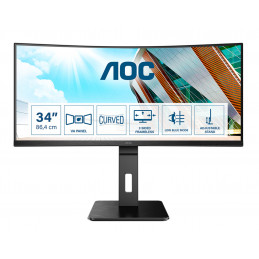 AOC Pro-line CU34P2A LED display 86,4 cm (34") 3440 x 1440 pikseliä Quad HD Musta