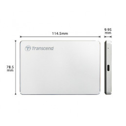 Transcend StoreJet 25C3S ulkoinen kovalevy 2000 GB Hopea