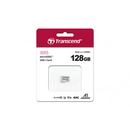 Transcend TS128GUSD300S-A flash-muisti 128 GB MicroSDXC NAND Luokka 10
