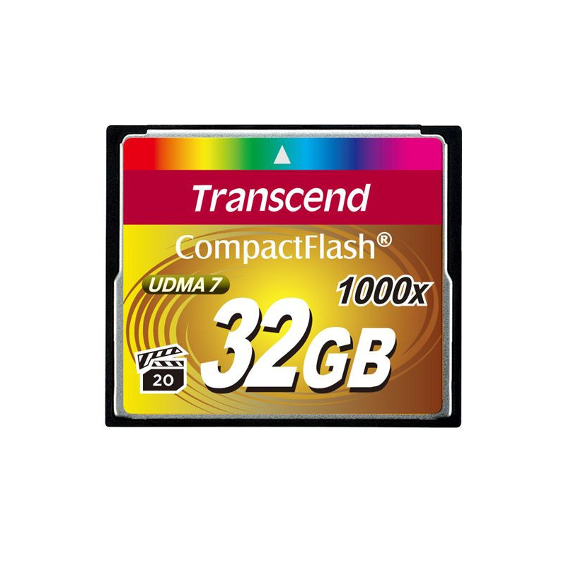 Transcend 1000x CompactFlash 32GB flash-muisti MLC