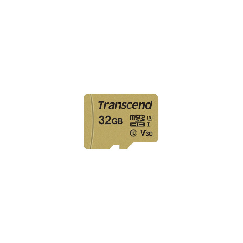 Transcend TS32GUSD500S flash-muisti 32 GB MicroSDHC UHS-I Luokka 10