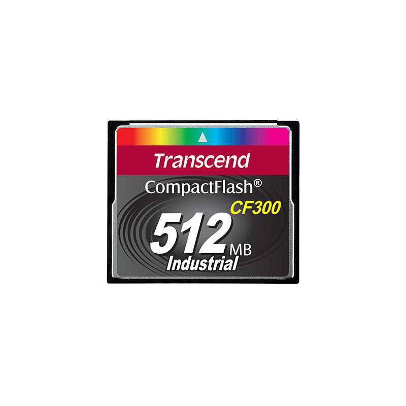 Transcend TS512MCF300 flash-muisti 0,5 GB CompactFlash SLC