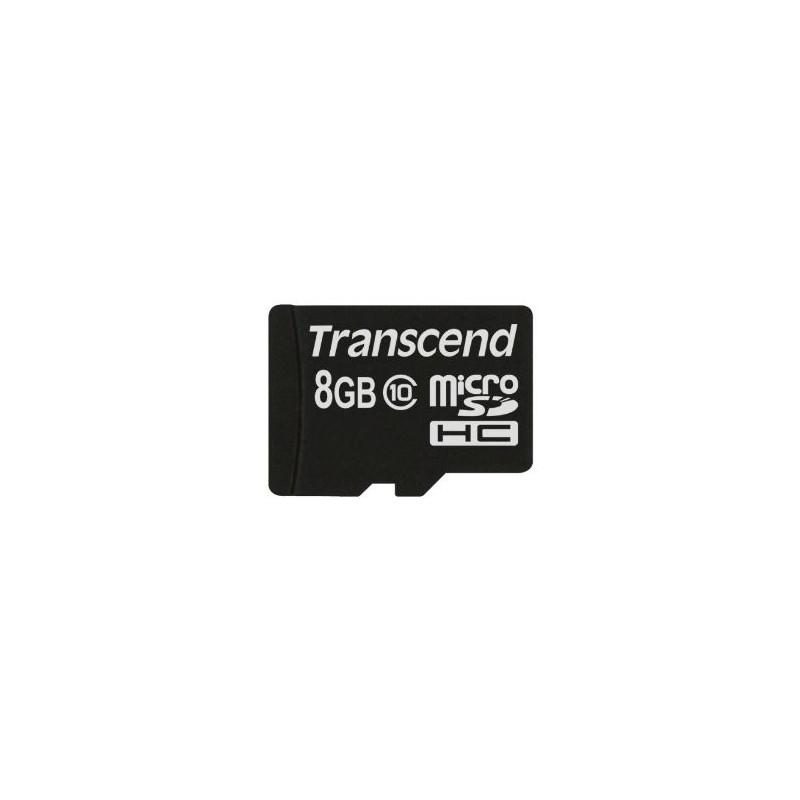 Transcend TS8GUSDC10 flash-muisti 8 GB MicroSDHC NAND Luokka 10