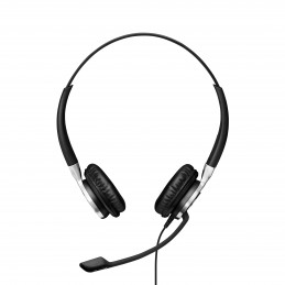 EPOS | SENNHEISER IMPACT SC 665 USB Kuulokkeet Pääpanta 3,5 mm liitin USB A-tyyppi Musta, Hopea