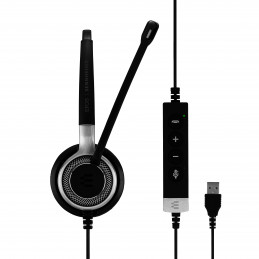 EPOS | SENNHEISER IMPACT SC 660 ANC USB Kuulokkeet Pääpanta USB A-tyyppi Musta, Hopea