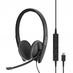 EPOS | SENNHEISER ADAPT SC 165 USB-C Kuulokkeet Pääpanta 3,5 mm liitin USB Type-C Musta