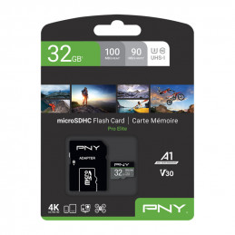 PNY PRO Elite flash-muisti 32 GB MicroSDXC UHS-I Luokka 10