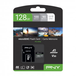 PNY PRO Elite flash-muisti 128 GB MicroSDXC UHS-I Luokka 10