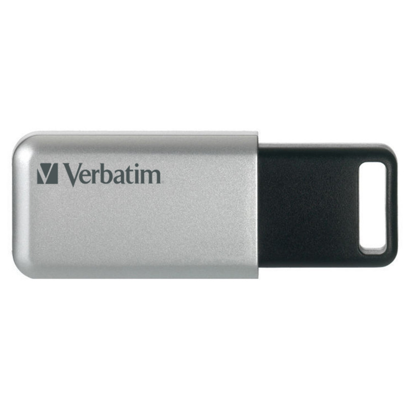 Verbatim Secure Pro USB-muisti 64 GB USB A-tyyppi 3.2 Gen 1 (3.1 Gen 1) Musta, Harmaa