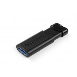 Verbatim PinStripe USB-muisti 256 GB USB A-tyyppi 3.2 Gen 1 (3.1 Gen 1) Musta