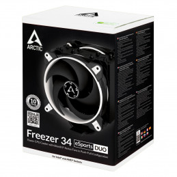ARCTIC Freezer 34 eSports DUO Suoritin Jäähdytin 12 cm Musta, Valkoinen