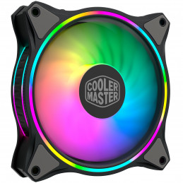 Cooler Master MasterFan MF120 Halo 3in1 Tietokonekotelo Tuuletin 12 cm Musta, Harmaa