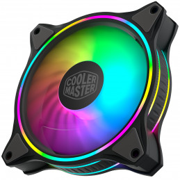 Cooler Master MasterFan MF120 Halo 3in1 Tietokonekotelo Tuuletin 12 cm Musta, Harmaa