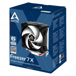 ARCTIC Freezer 7 X Suoritin Jäähdytyssetti 9,2 cm Alumiini, Musta, Valkoinen 1 kpl