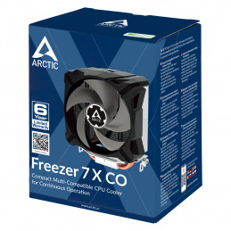 ARCTIC Freezer 7 X CO Suoritin Jäähdytyssetti 9,2 cm Alumiini, Musta 1 kpl