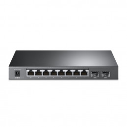 TP-LINK TL-SG2210P verkkokytkin Hallittu L2 L4 Gigabit Ethernet (10 100 1000) Power over Ethernet -tuki Musta