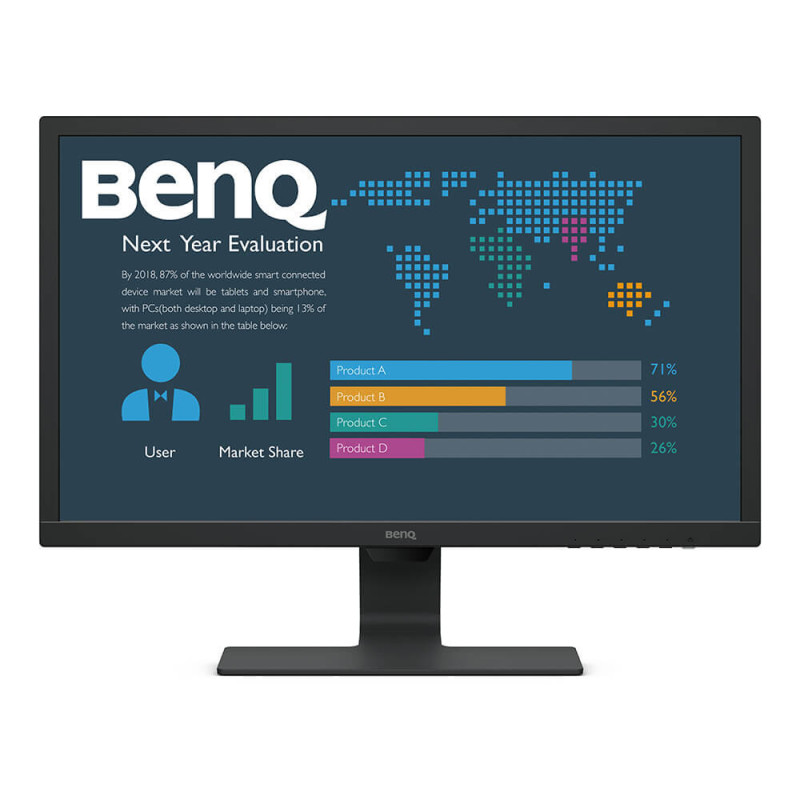 Benq BL2483 61 cm (24") 1920 x 1080 pikseliä Full HD LED Musta