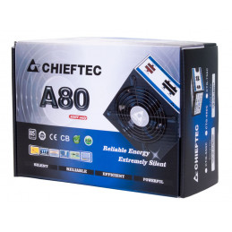 Chieftec CTG-650C virtalähdeyksikkö 650 W 24-pin ATX ATX Musta