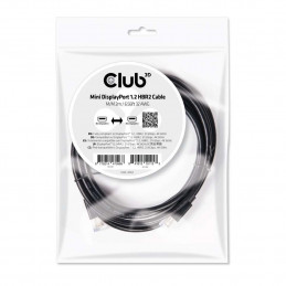 CLUB3D Mini DisplayPort 1.2 HBR2 Cable M M 2m 6.56ft 4K60Hz