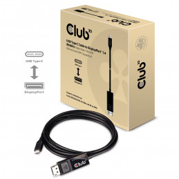 CLUB3D cac-1557 USB C Displayport 1.4 Musta