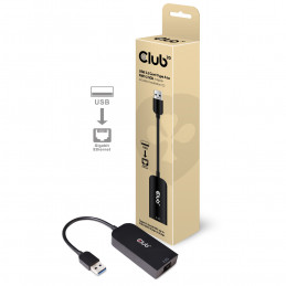 CLUB3D cac-1420 usb A Ethernet Musta