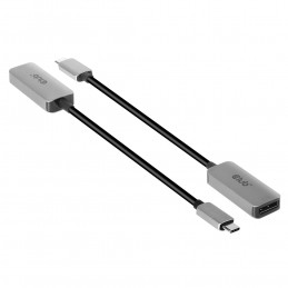 CLUB3D CAC-1567 USB grafiikka-adapteri 7680 x 4320 pikseliä Musta, Hopea