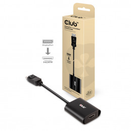 CLUB3D CAC-1085 cable gender changer Displayport 1.4 HDMI™2.1 Musta