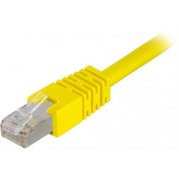 Deltaco STP-603GL verkkokaapeli Keltainen 0,3 m Cat6 F UTP (FTP)