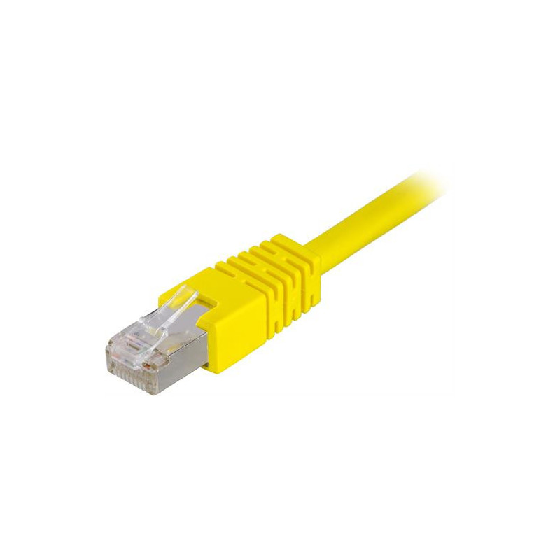 Deltaco STP-603GL verkkokaapeli Keltainen 0,3 m Cat6 F UTP (FTP)