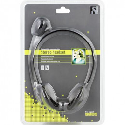 Deltaco HL-2 kuulokkeet ja kuulokemikrofoni Pääpanta Musta