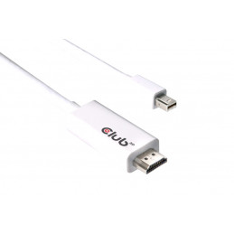 CLUB3D Mini DisplayPort™ 1.2 to HDMI™ 2.0 Active Cable 4K60Hz 3Meter 9.84Feet M M
